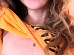 Small titted brunette amateur anal nailed at home