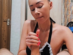 Asian milf's anal twerk, arse bursting with cum - XXX!
