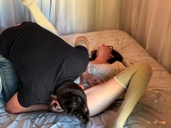 Real amateur girlfriend pussy licked and fingered in hd