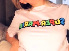 Chubby Blonde Brianna Solo Masturbation