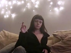 Miss Cane aka itsmisscane OnlyFans - Fairy lit smoke, nude
