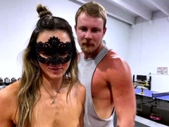 Corset Loving Blond in Panties Fetish