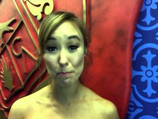 Blonde emo amateur solo masturbation