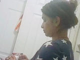 Hiddencam Video Of Desi NRI Bhabhi Doing Skincare Routine