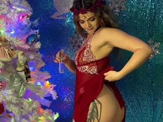 Cute curly brunette solo webcam masturbation
