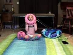 Mandie: Wet Pullup, Inflatables