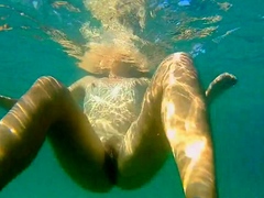 Naked Underwater Adventure with Friends