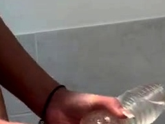 Stella Francis - Masturbating Big Shemale Cock in Close Up